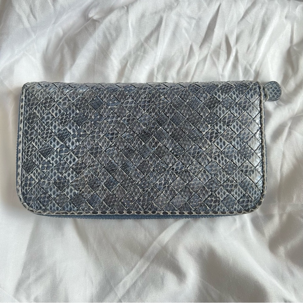 Exotic Python Bottega Veneta wallet